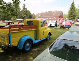 Vintage truck at the Ukrainian Cultural Heritage Village for the annual show and shine.
